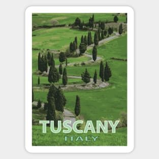 Tuscany poster Sticker